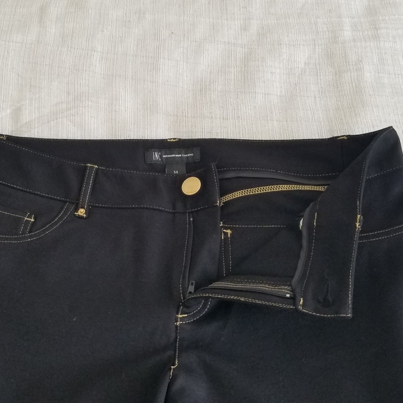 International Concepts black stretchy pants size 14 - Picture 3 of 9